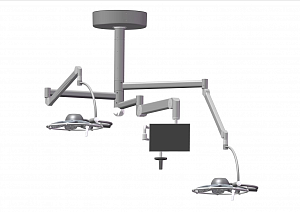 Светильник операционный потолочный «ЭМАЛЕД 500/500/X»